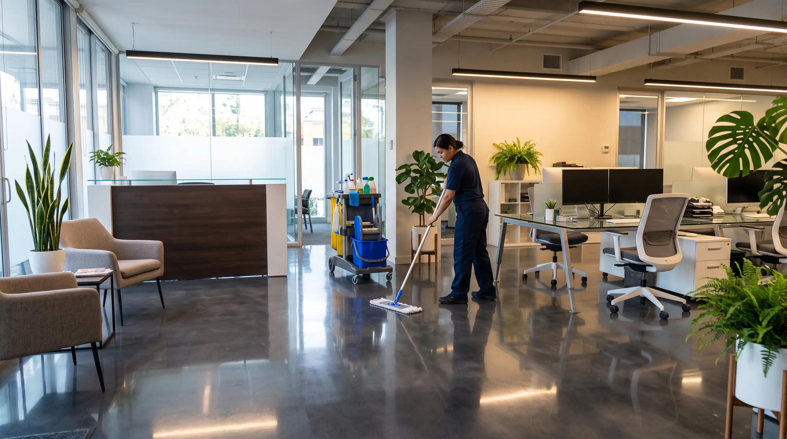 Commercial office cleaning service in Fall River, MA
