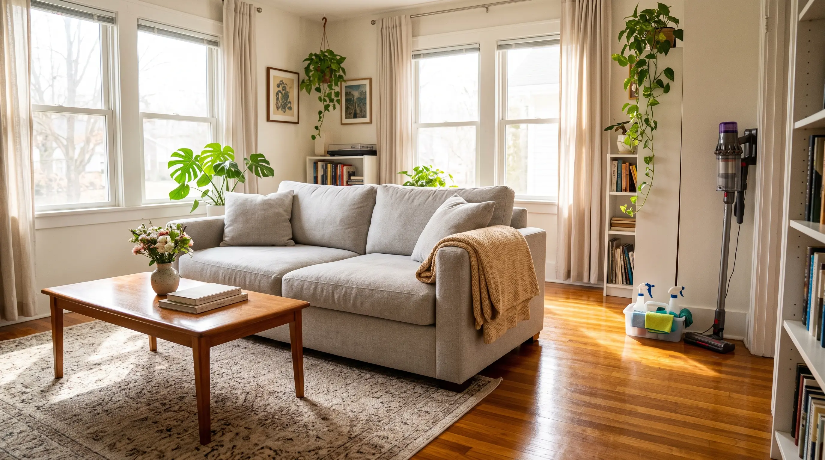 Otsem Cleaning professional house cleaner cleaning a kitchen in Fall River, MA